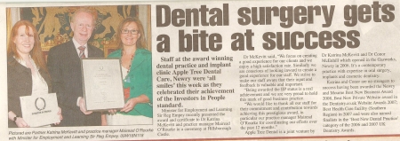 Dental surgery gets bite at success